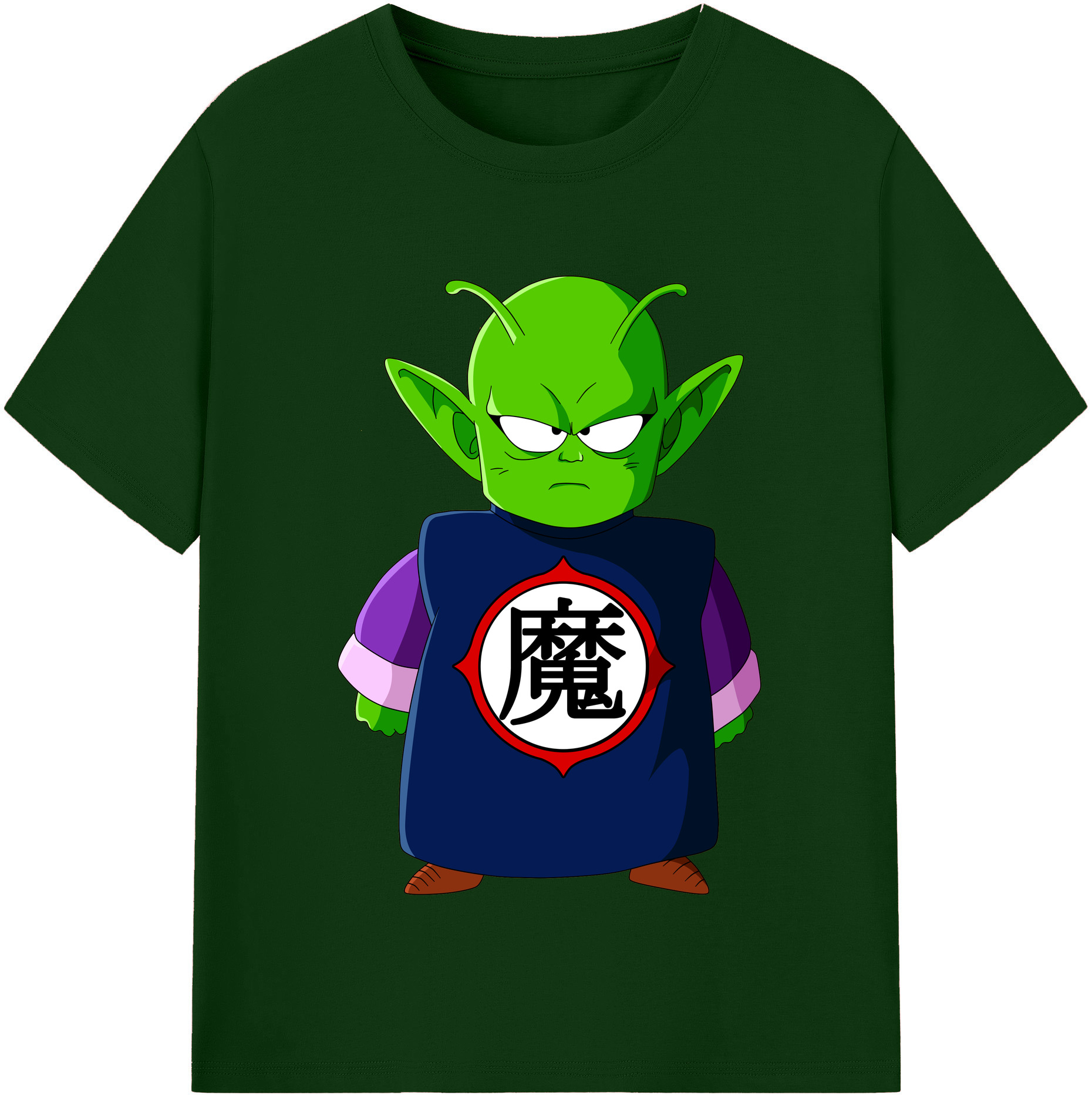 （画像用） ドラゴンボール ピッコロ DRAGON BALL Piccolo 綿100％半袖Tシャツ（フロントプリント）